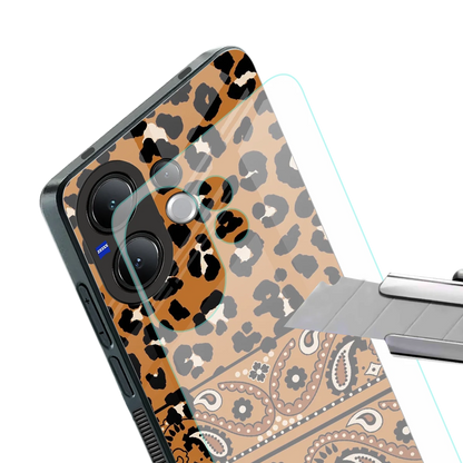 Jungle Bloom stylish phone case for vivo v60 | glossy glass and slim fit