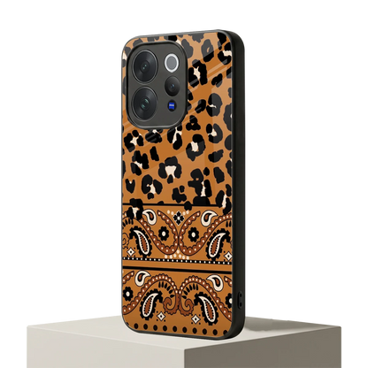 Jungle Bloom vivo v70 elite mobile cover | shockproof glass phone case