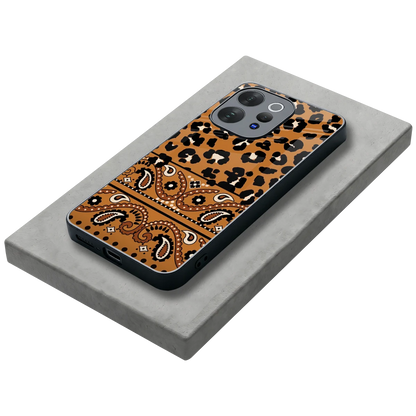 Jungle Bloom stylish phone case for vivo v70 elite | glossy glass and slim fit