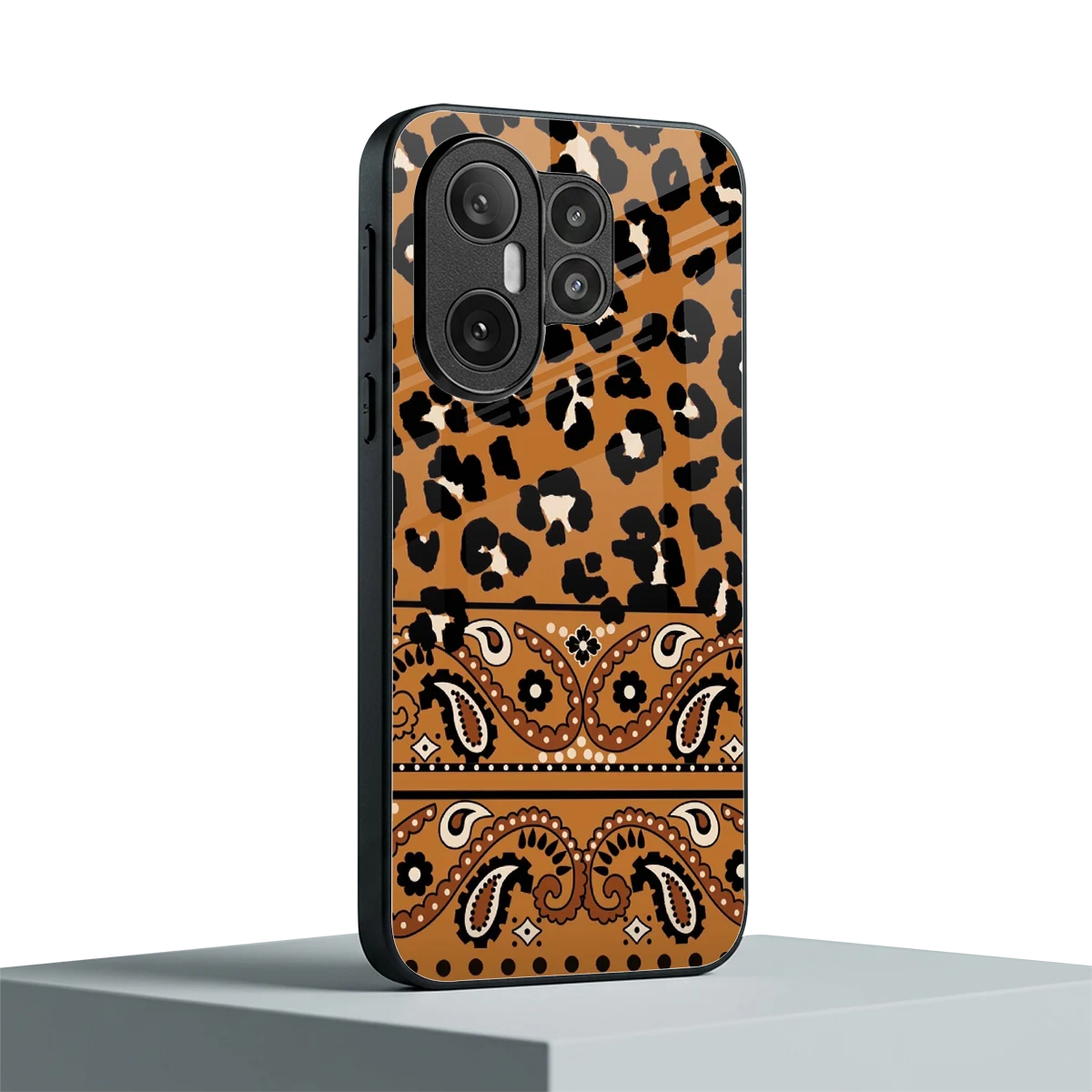 Jungle Bloom vivo x200 fe mobile cover | shockproof glass phone case