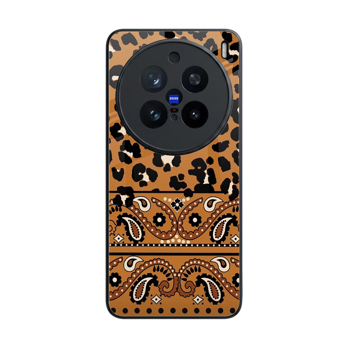 Jungle Bloom back phone cover | glass case for vivo x200 pro