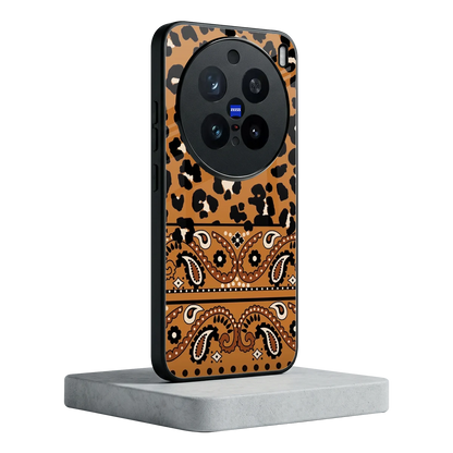 Jungle Bloom vivo x200 pro mobile cover | shockproof glass phone case