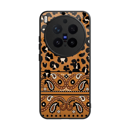 Jungle Bloom back phone cover | glass case for vivo x300 pro
