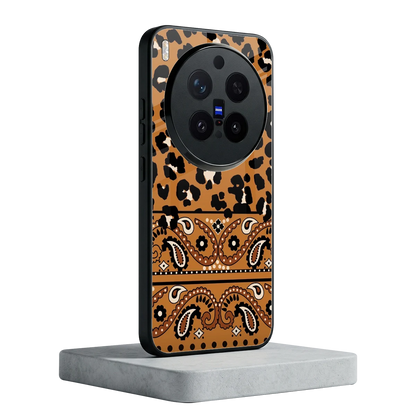 Jungle Bloom vivo x300 pro mobile cover | shockproof glass phone case