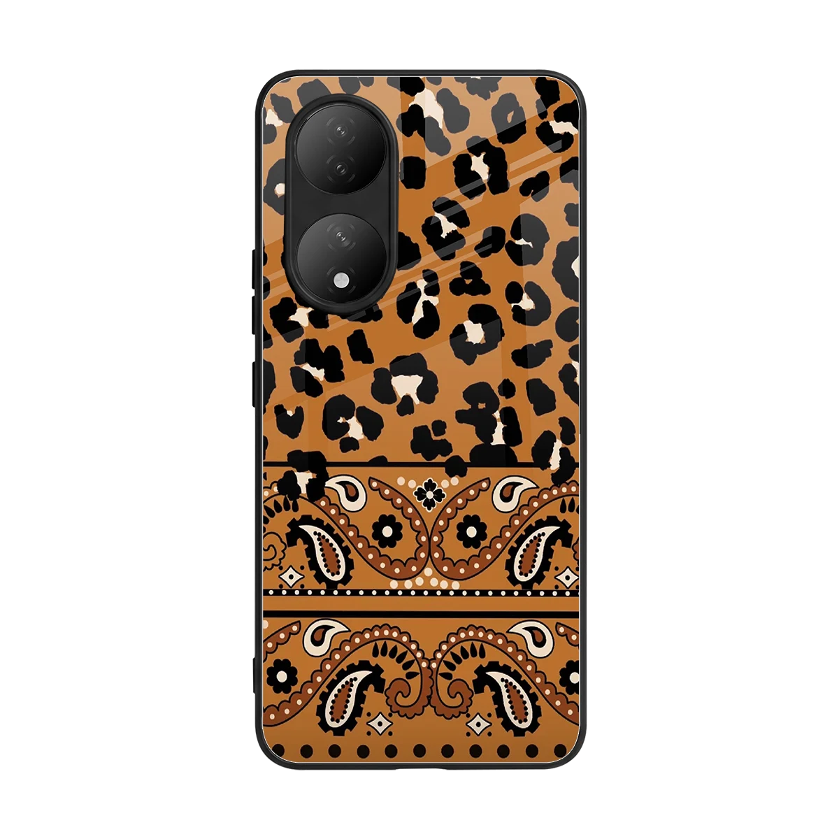 Jungle Bloom back phone cover | glass case for Vivo-y100