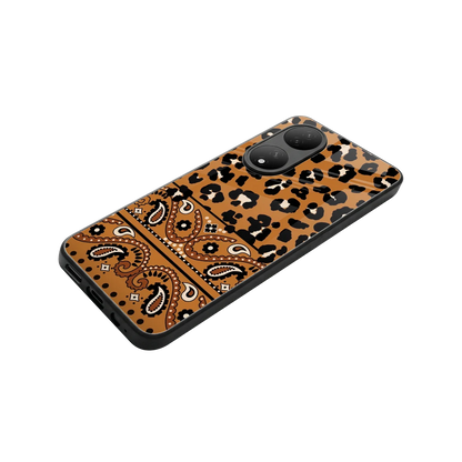 Jungle Bloom stylish phone case for Vivo-y100 | glossy glass and slim fit