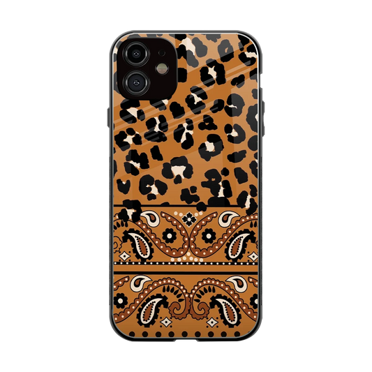 Jungle Bloom back phone cover | glass case for iphone 12
