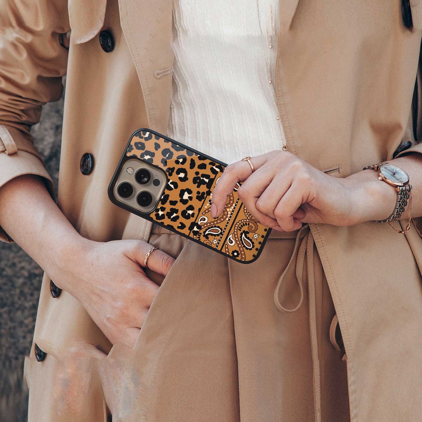 Jungle Bloom Phone Case for Iphone 16 | Glass Case