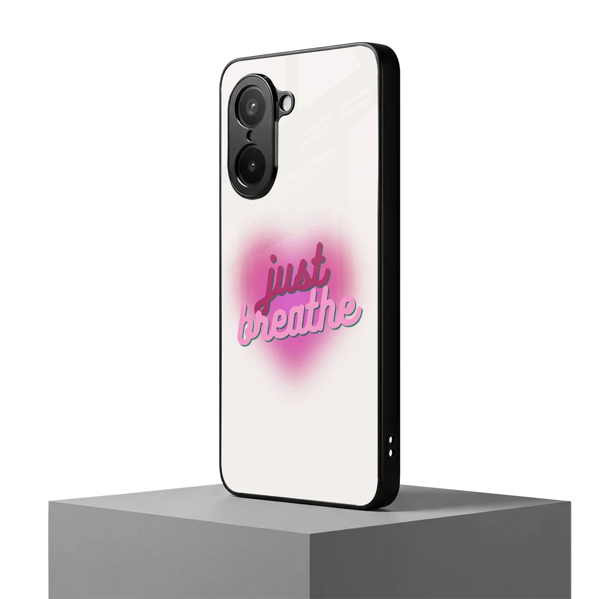 Just Breathe oneplus nord ce5 5g mobile cover | shockproof glass phone case