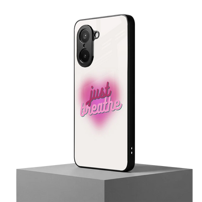 Just Breathe oneplus nord ce5 5g mobile cover | shockproof glass phone case