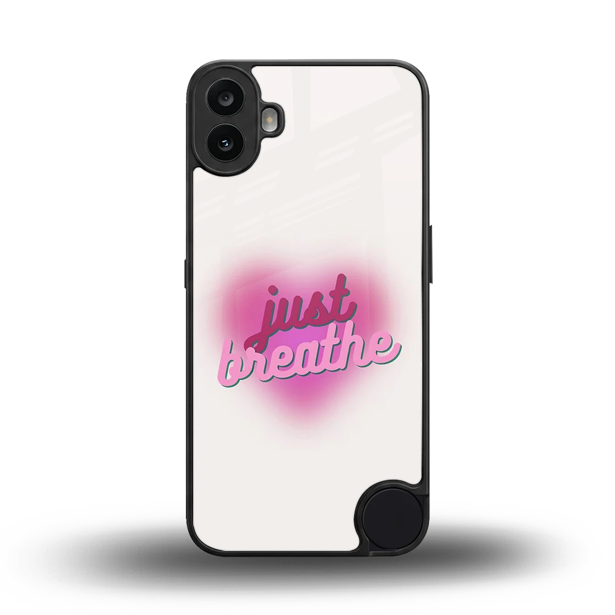 Just Breathe back phone cover | glass case for cmf nothing phone 1