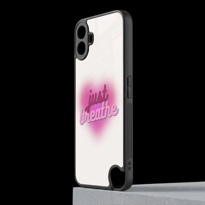 Just Breathe cmf nothing phone 1 mobile cover | shockproof glass phone case
