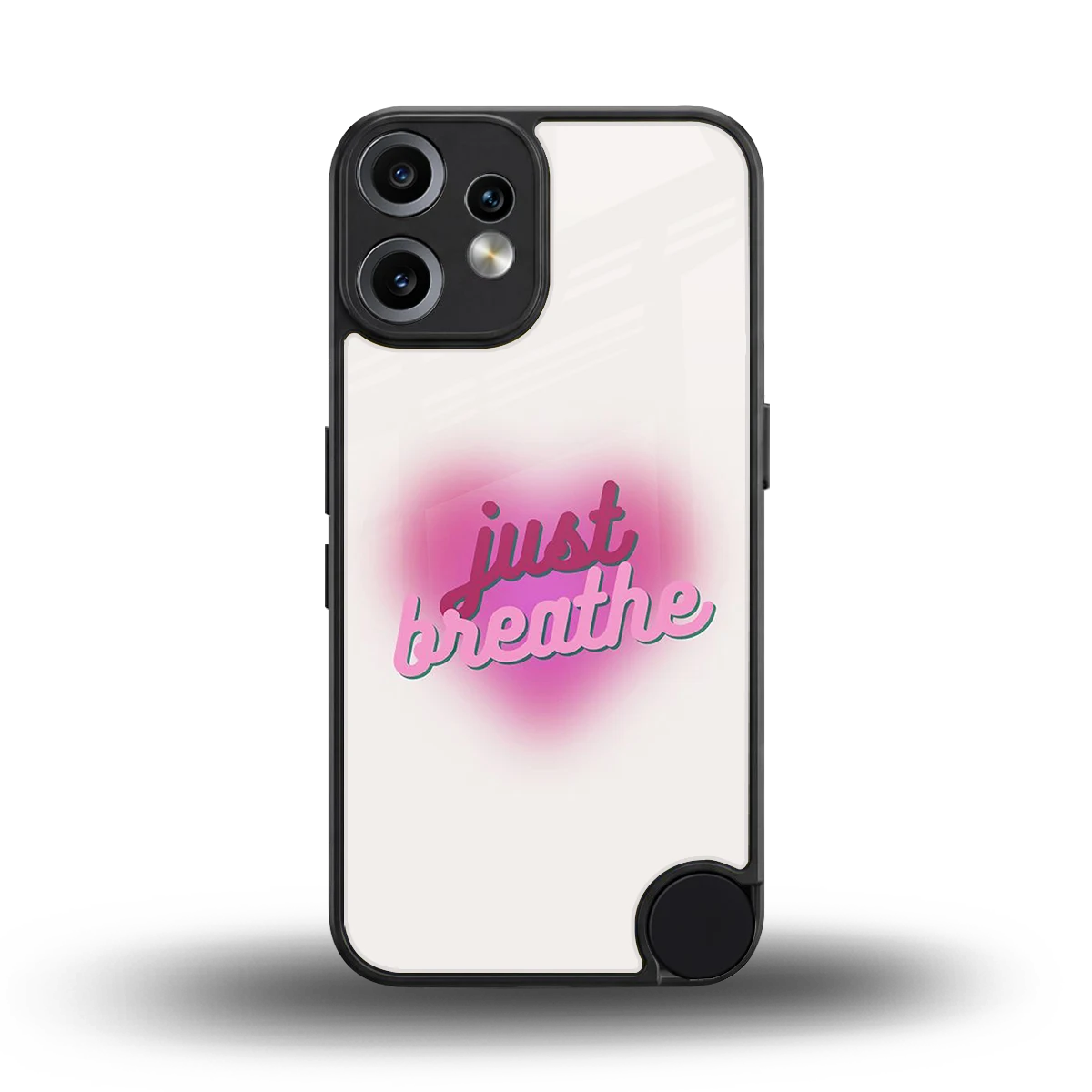Just Breathe back phone cover | glass case for cmf nothing phone 2 pro