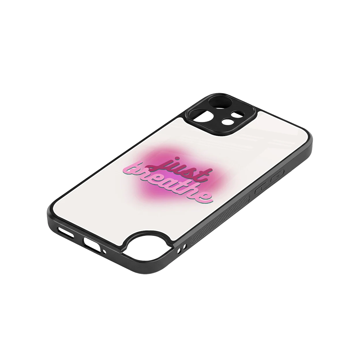 Just Breathe stylish phone case for cmf nothing phone 2 pro | glossy glass and slim fit