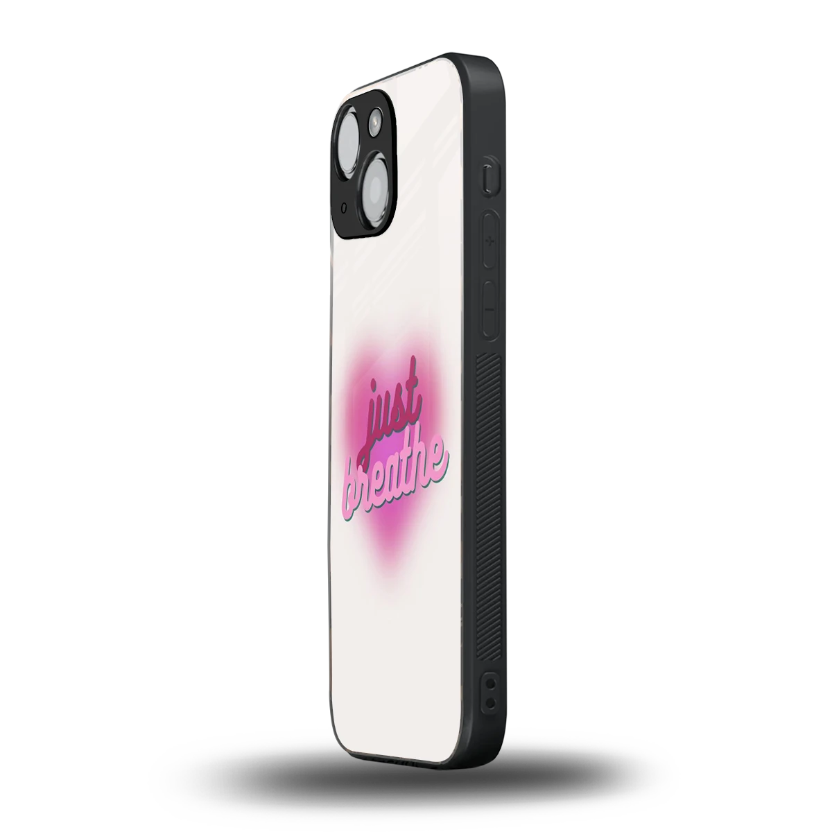Just Breathe iphone 12 mini mobile cover | shockproof glass phone case