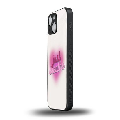Just Breathe iphone 12 mini mobile cover | shockproof glass phone case