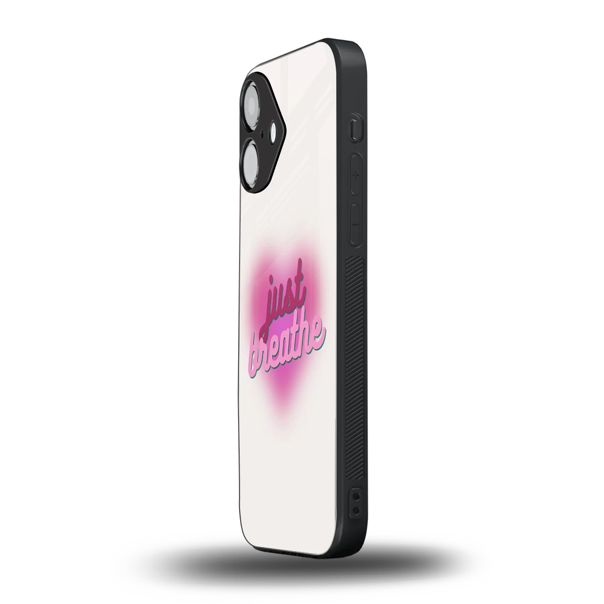 Just Breathe iPhone 16 mobile cover | shockproof glass phone case