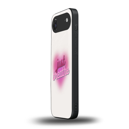 Just Breathe iphone air mobile cover | shockproof glass phone case