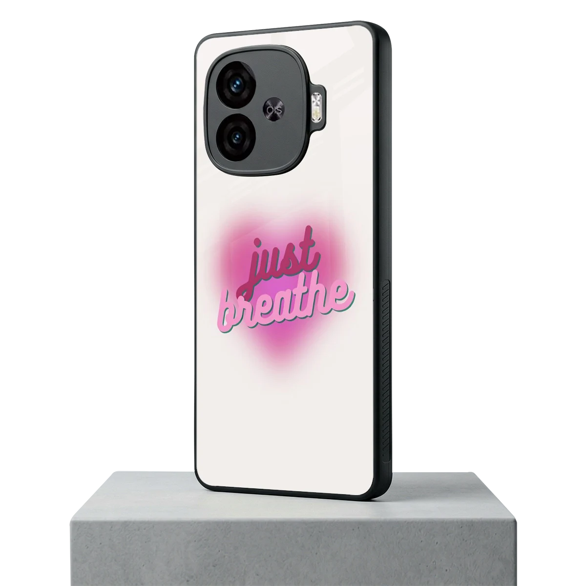 Just Breathe iqoo neo 10r 5g mobile cover | shockproof glass phone case