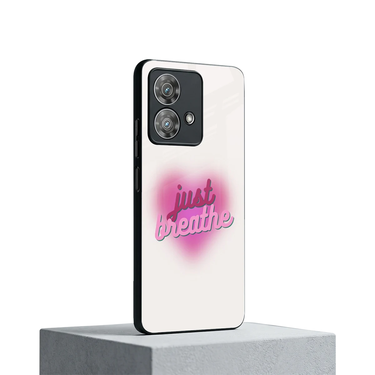 Just Breathe motorola edge 40 neo 5g mobile cover | shockproof glass phone case