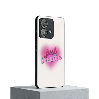 Just Breathe motorola edge 40 neo 5g mobile cover | shockproof glass phone case