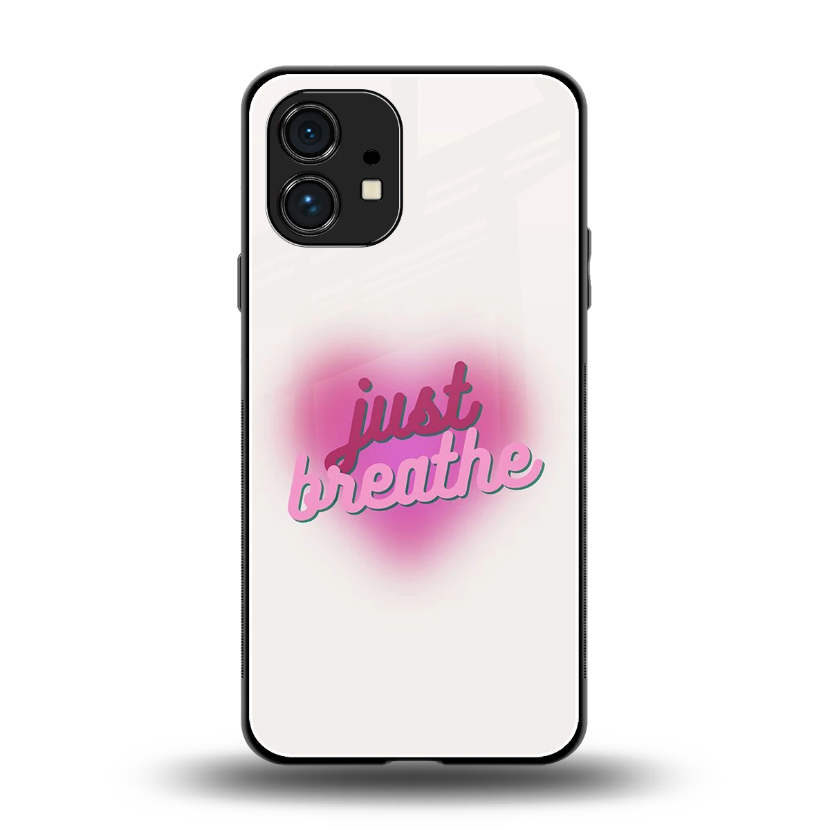 Just Breathe back phone cover | glass case for nothing phone 1