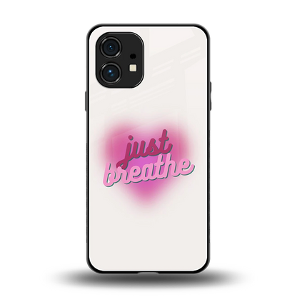 Just Breathe back phone cover | glass case for nothing phone 1