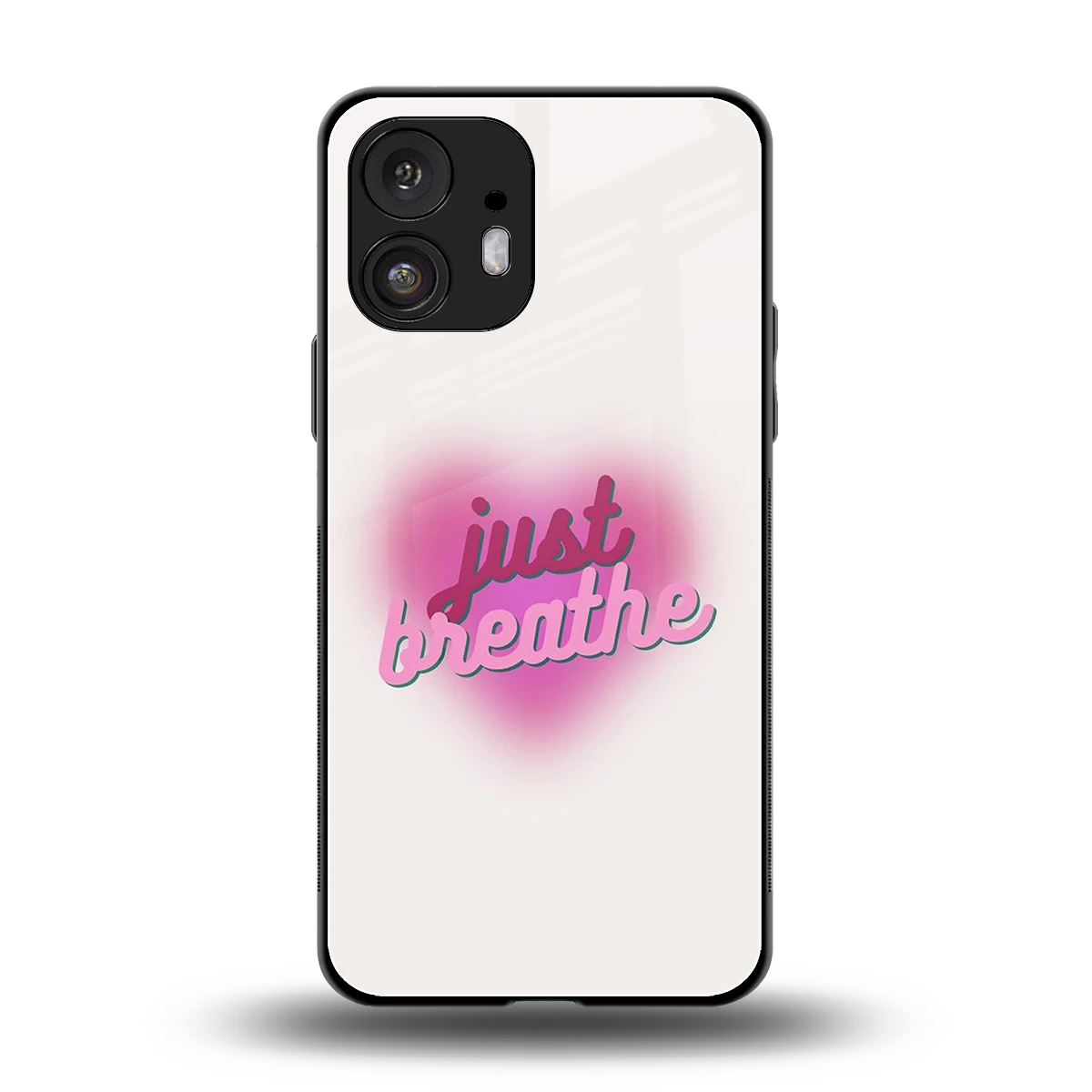 Just Breathe back phone cover | glass case for nothing phone 2