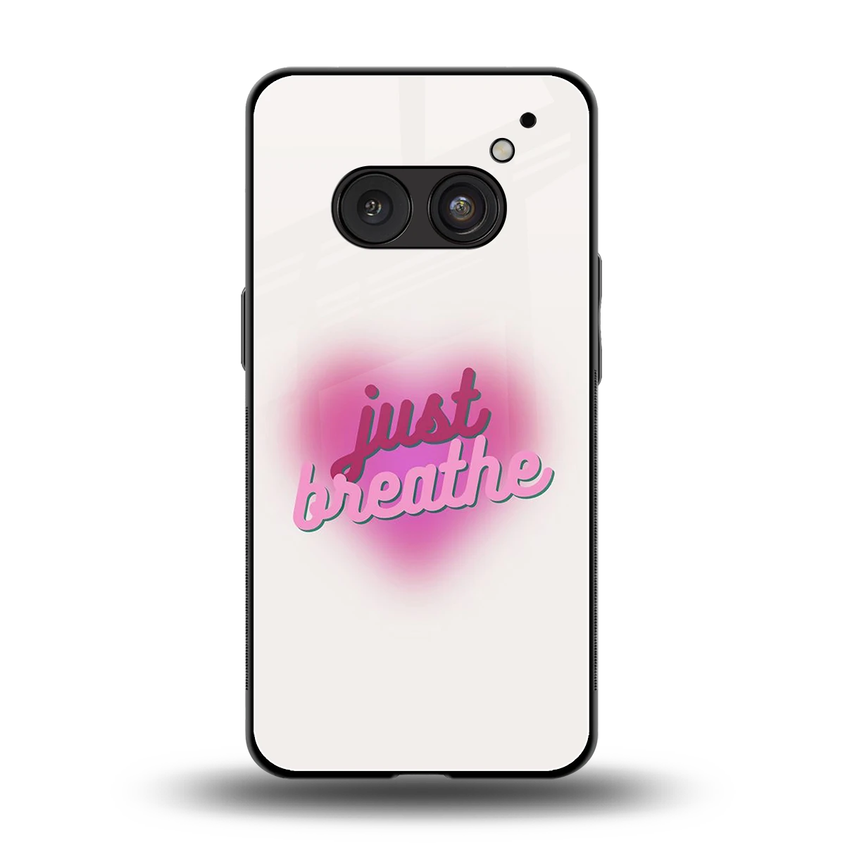 Just Breathe back phone cover | glass case for nothing phone 2a plus