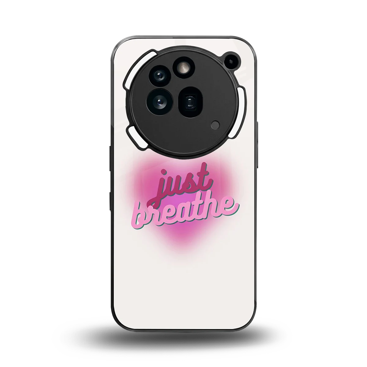 Just Breathe back phone cover | glass case for nothing phone 3a pro