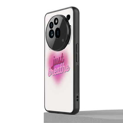 Just Breathe nothing phone 3a pro mobile cover | shockproof glass phone case