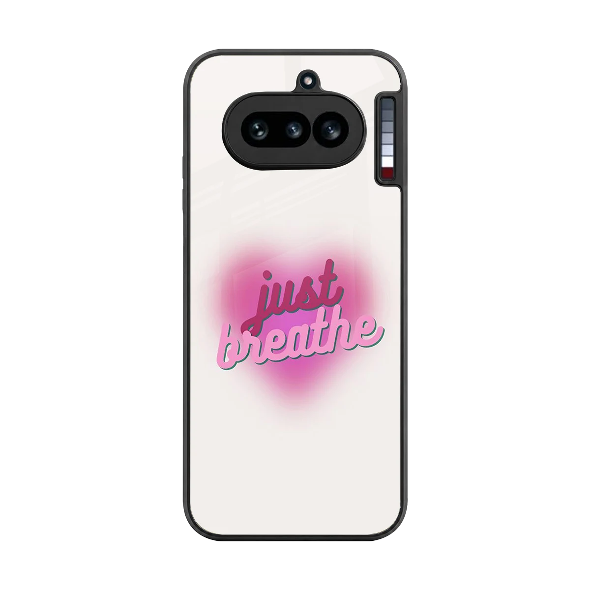 Just Breathe back phone cover | glass case for nothing phone 4a