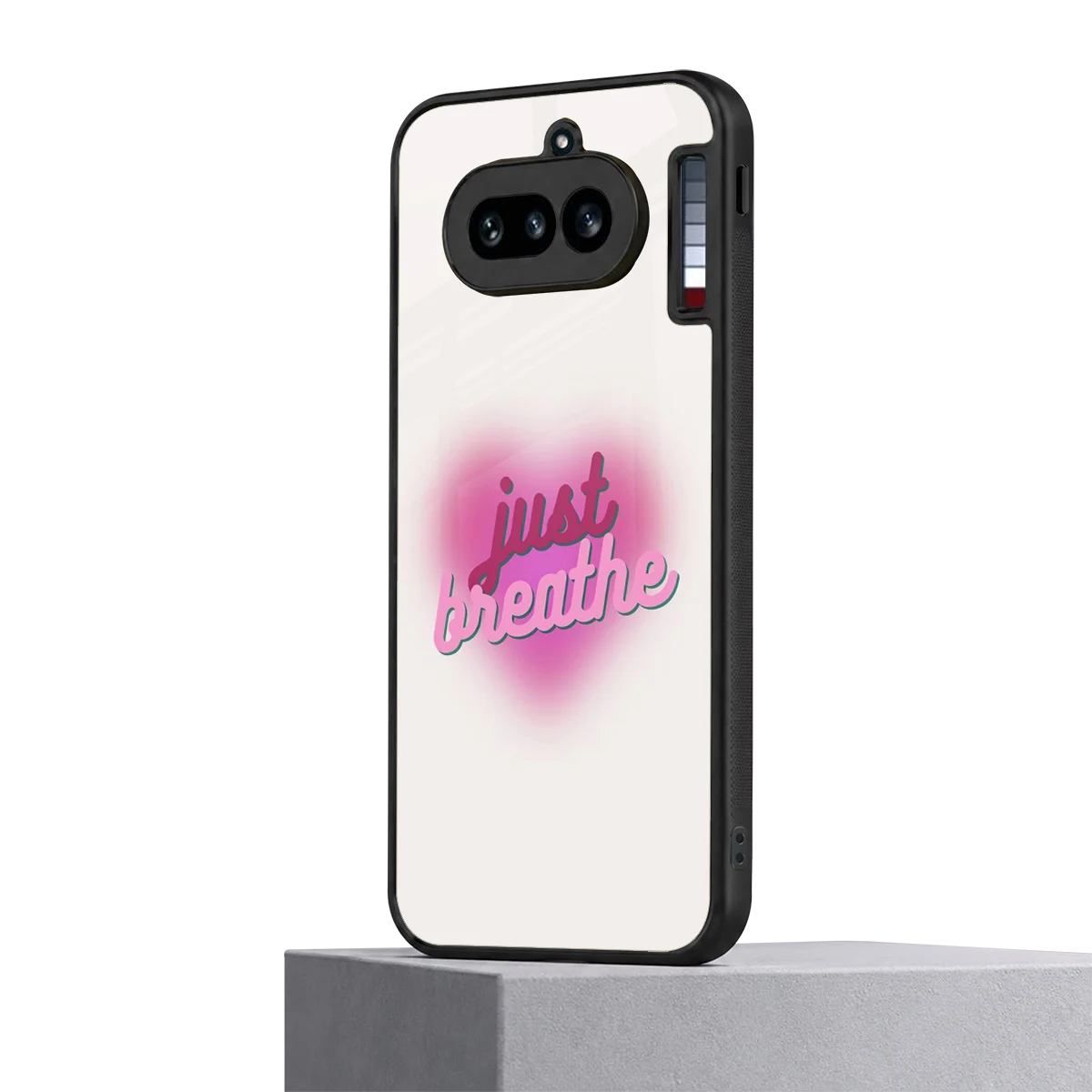 Just Breathe nothing phone 4a mobile cover | shockproof glass phone case