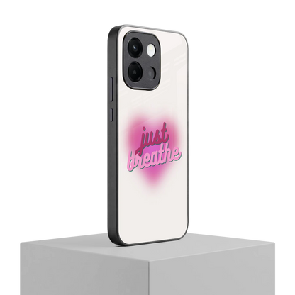 Just Breathe oneplus 13s mobile cover | shockproof glass phone case
