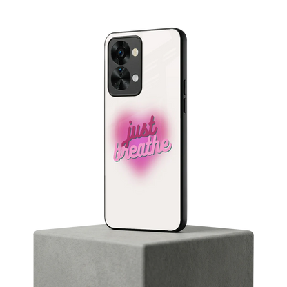 Just Breathe oneplus nord 2t mobile cover | shockproof glass phone case