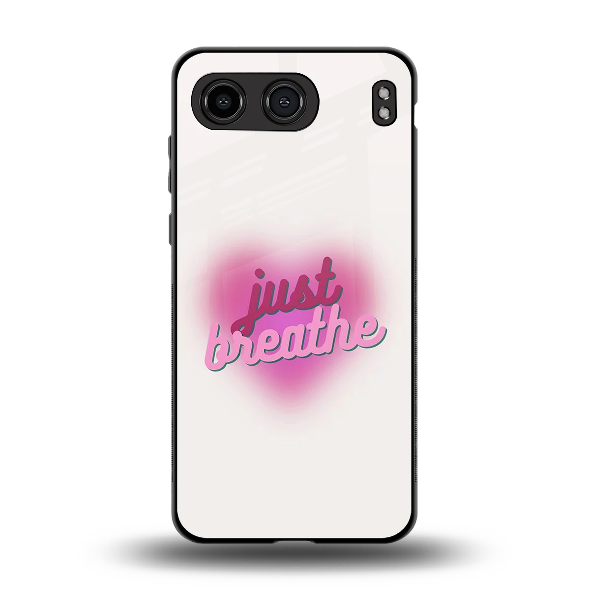 Just Breathe back phone cover | glass case for oneplus nord 4