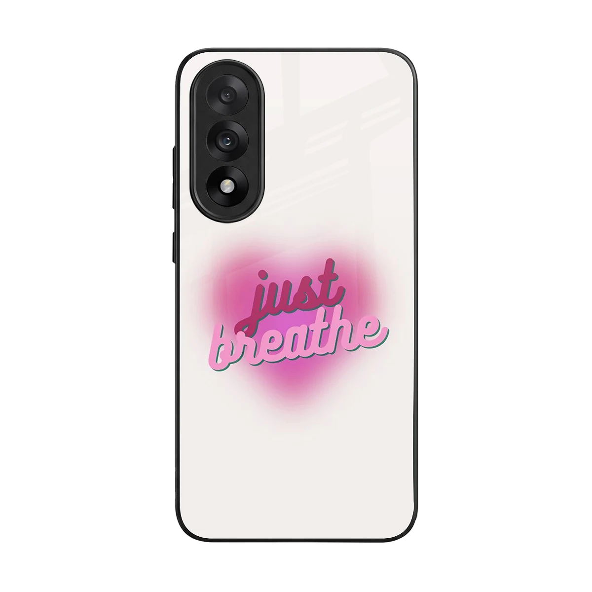 Just Breathe back phone cover | glass case for oneplus nord 5
