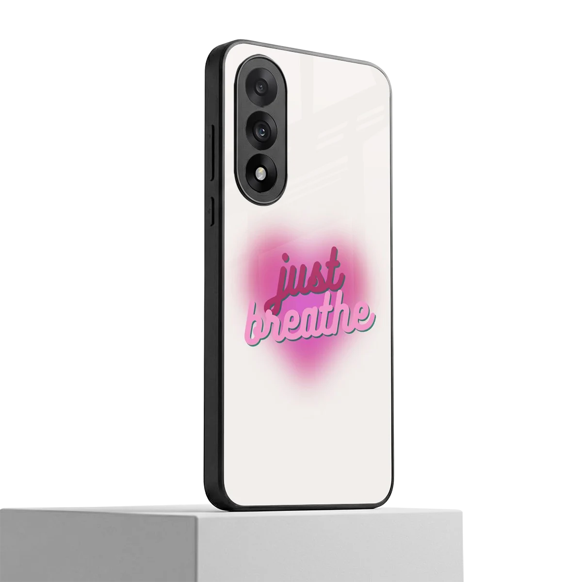 Just Breathe oneplus nord 5 mobile cover | shockproof glass phone case