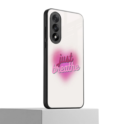 Just Breathe oneplus nord 5 mobile cover | shockproof glass phone case