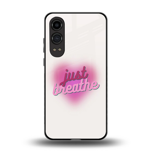 Just Breathe back phone cover | glass case for oneplus nord ce 4 lite