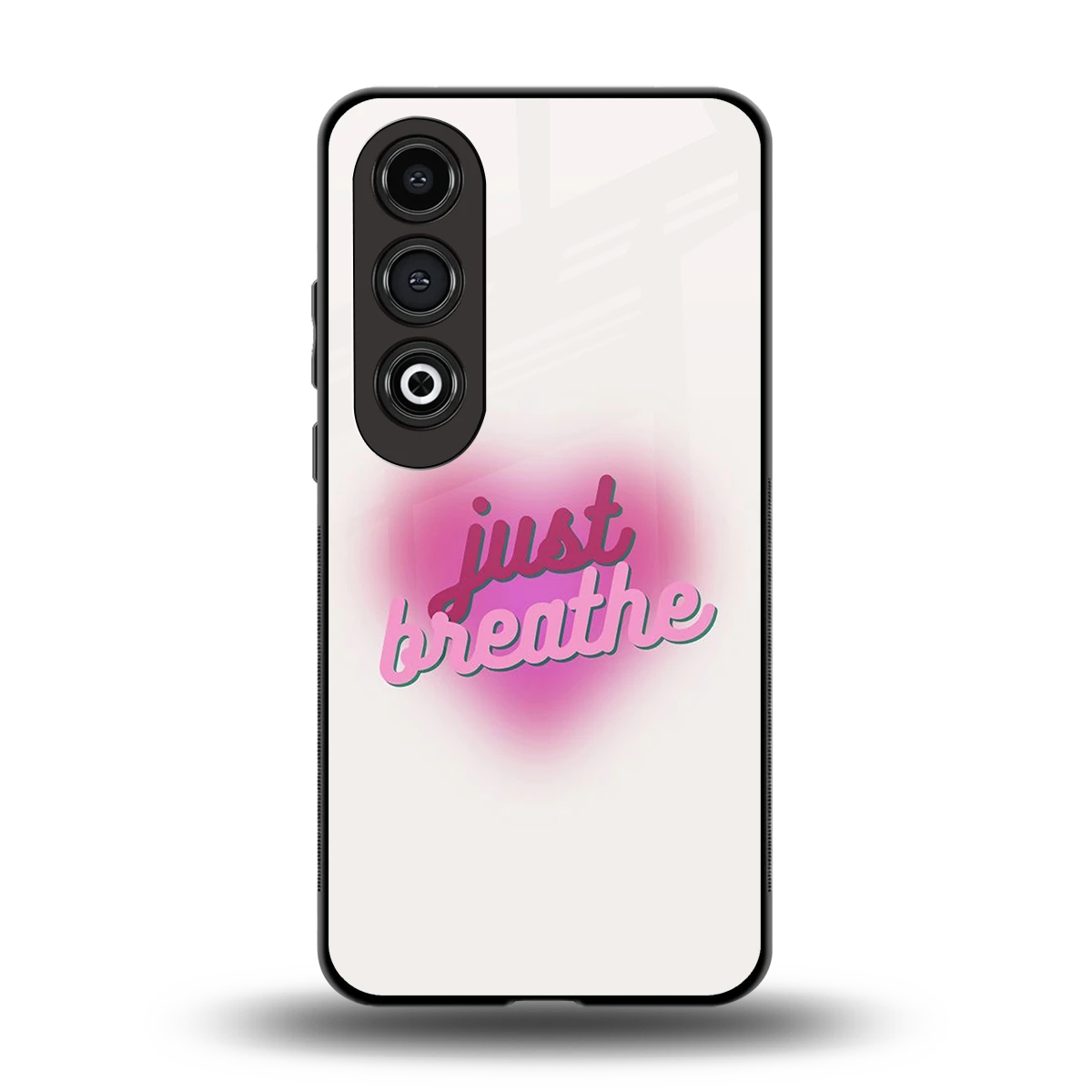 Just Breathe back phone cover | glass case for oneplus nord ce 4
