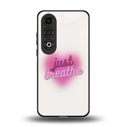 Just Breathe back phone cover | glass case for oneplus nord ce 4
