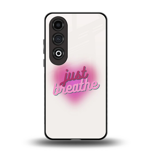 Just Breathe back phone cover | glass case for oneplus nord ce 4