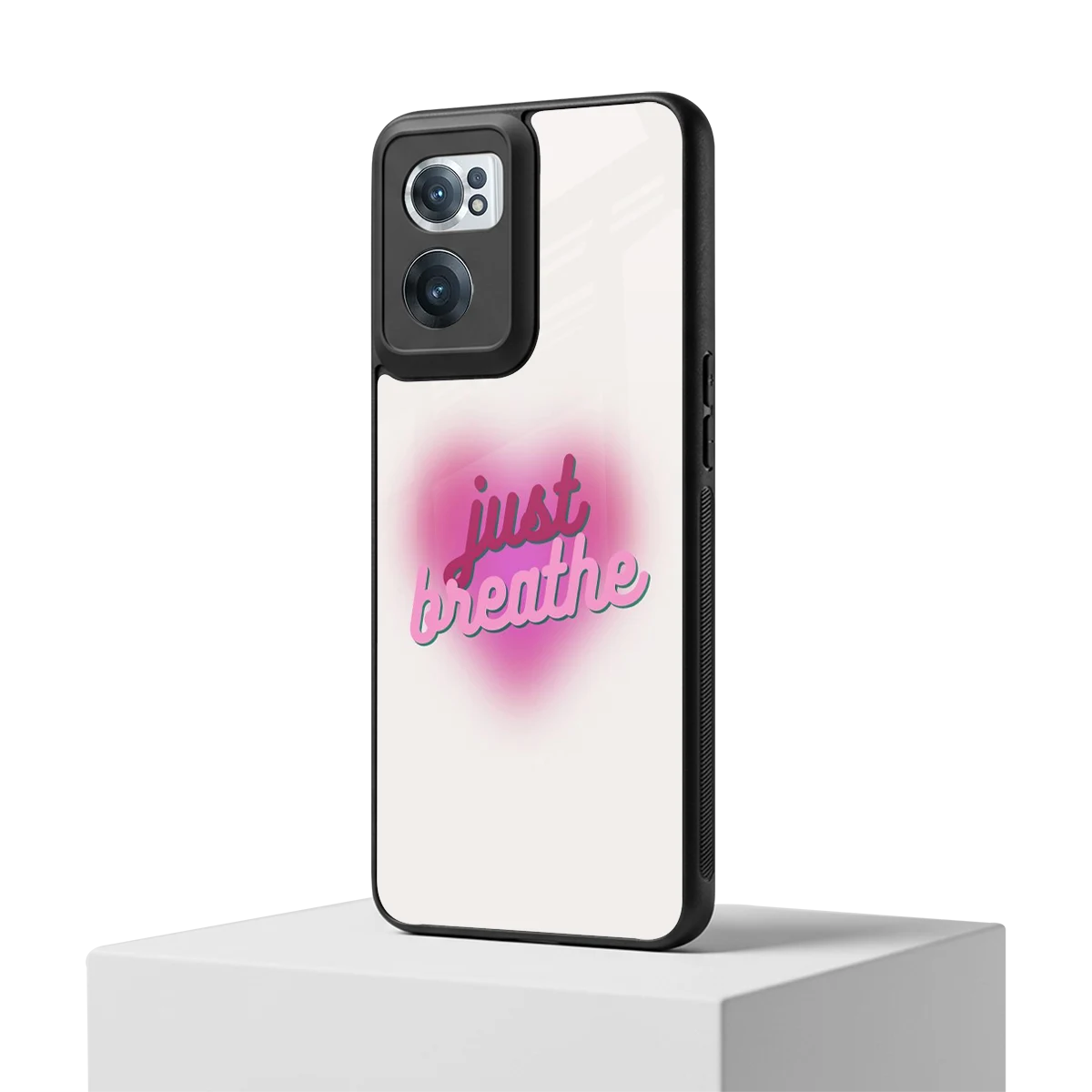 Just Breathe oneplus nord ce 2 mobile cover | shockproof glass phone case