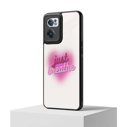 Just Breathe oneplus nord ce 2 mobile cover | shockproof glass phone case