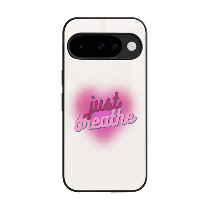 Just Breathe back phone cover | glass case for google pixel 10