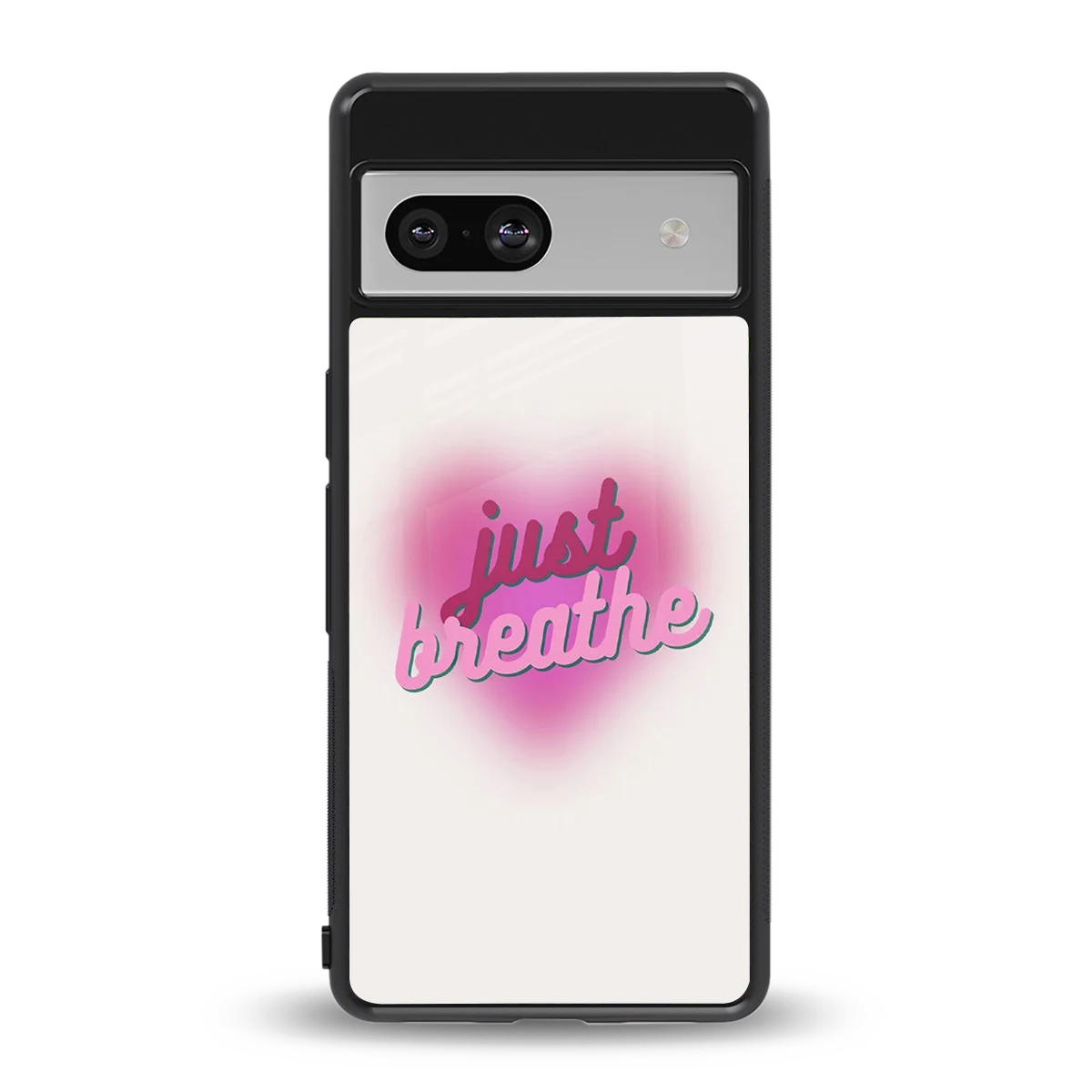 Just Breathe back phone cover | glass case for google pixel 7a
