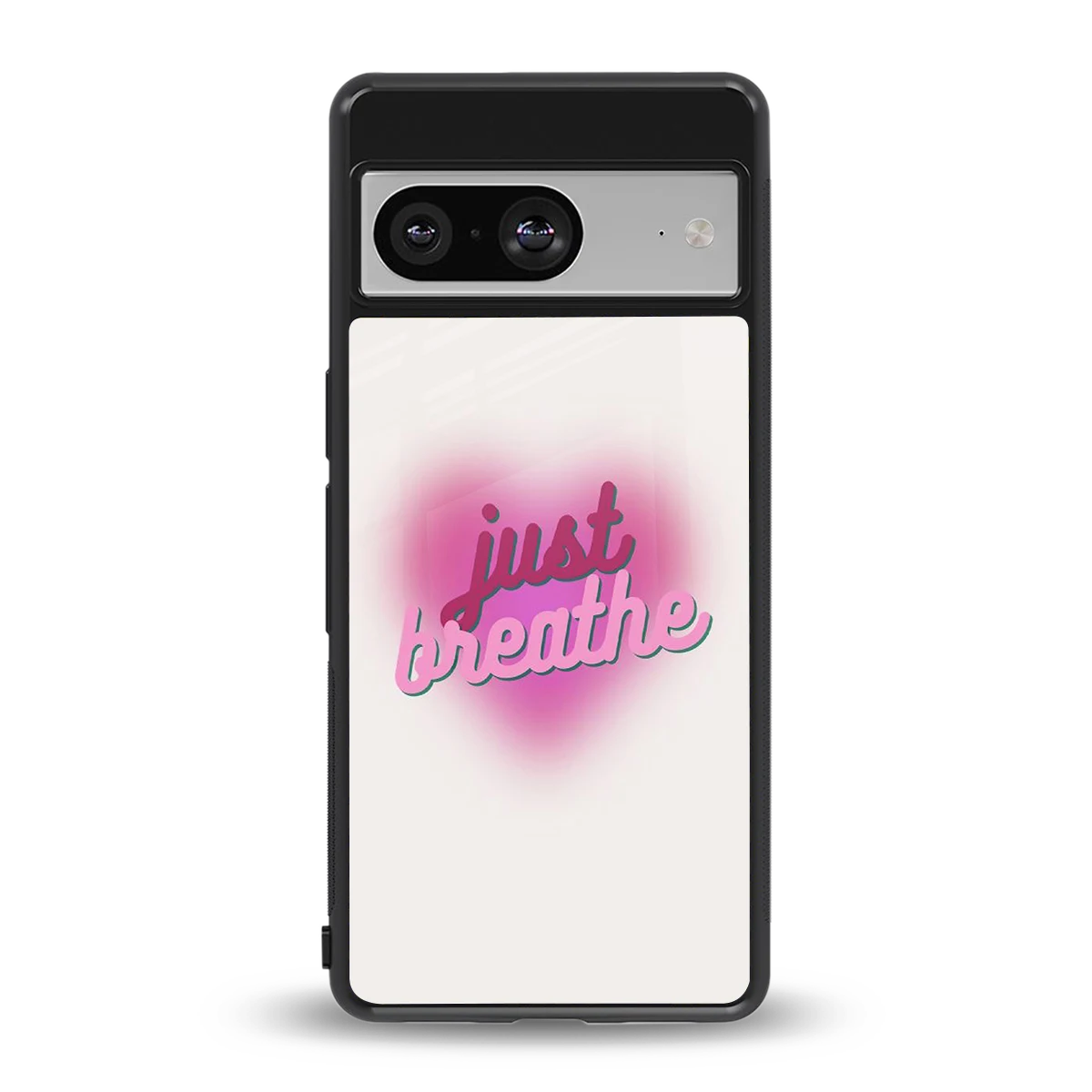 Just Breathe back phone cover | glass case for google pixel 8
