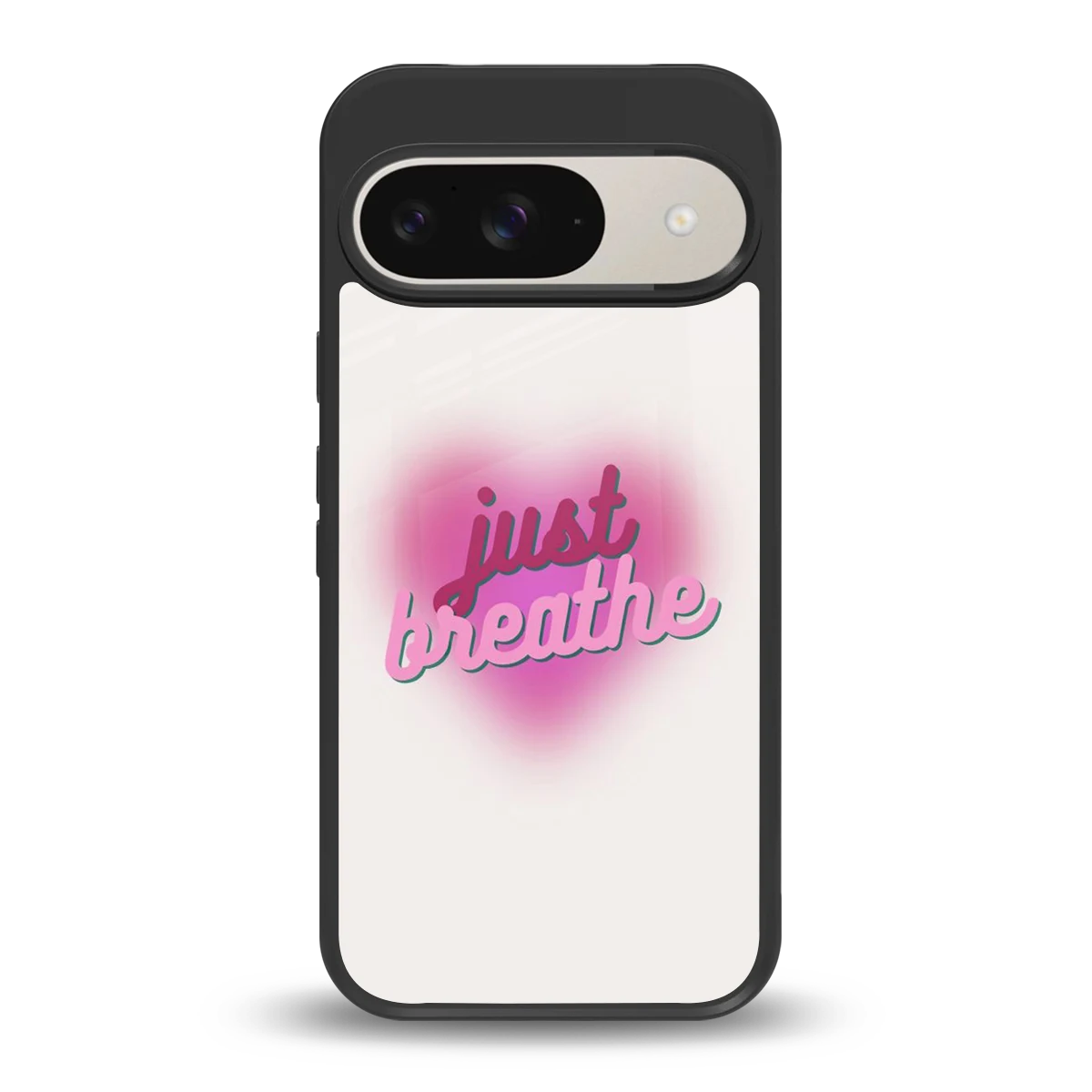 Just Breathe back phone cover | glass case for google pixel 9