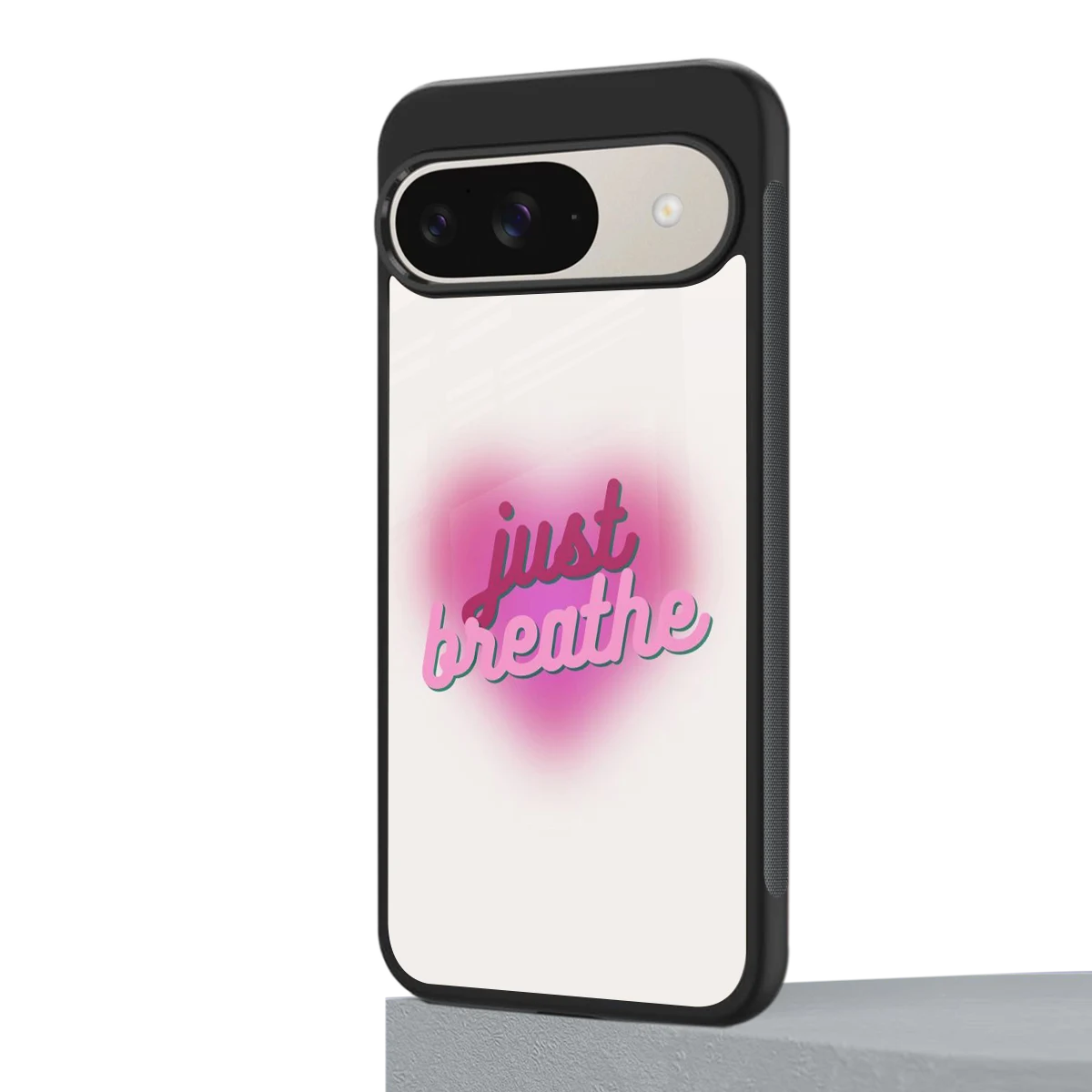 Just Breathe google pixel 9 mobile cover | shockproof glass phone case